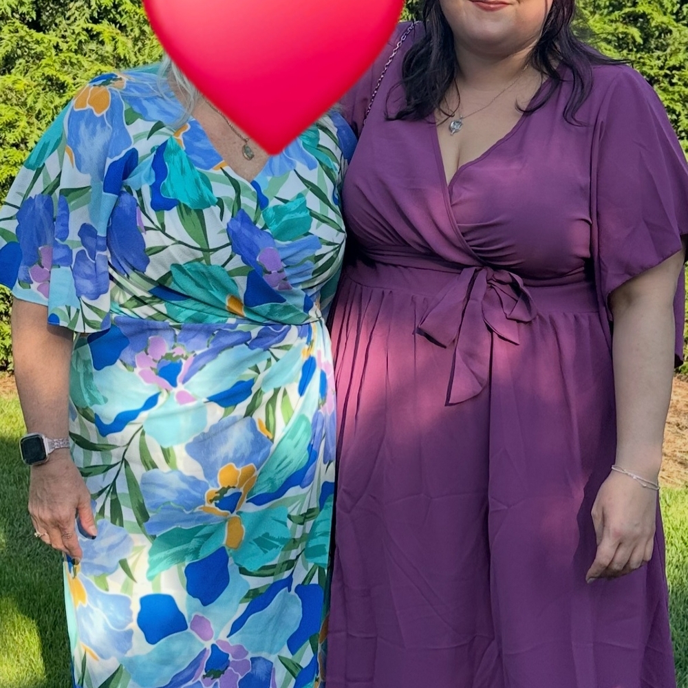 Purple Wrap Dress